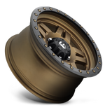Fuel Anza-D557 Matte Bronze w/ Black Ring