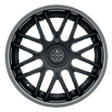 BD-27 Satin Black with Black Chrome Lip