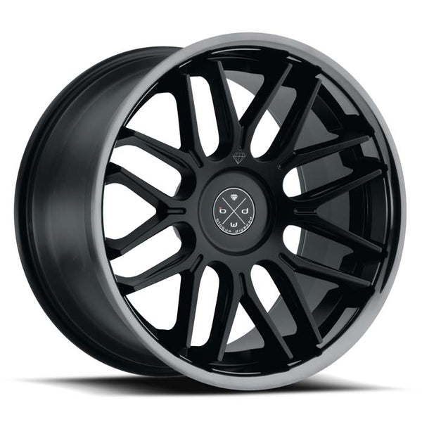 BD-27 Satin Black with Black Chrome Lip