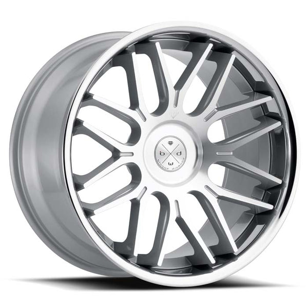 BD-27 Silver Machine Face Chrome SS LIp