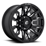 Fuel Blitz-D673 Gloss Black Milled