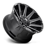 Fuel Contra-D615 Gloss Black Milled