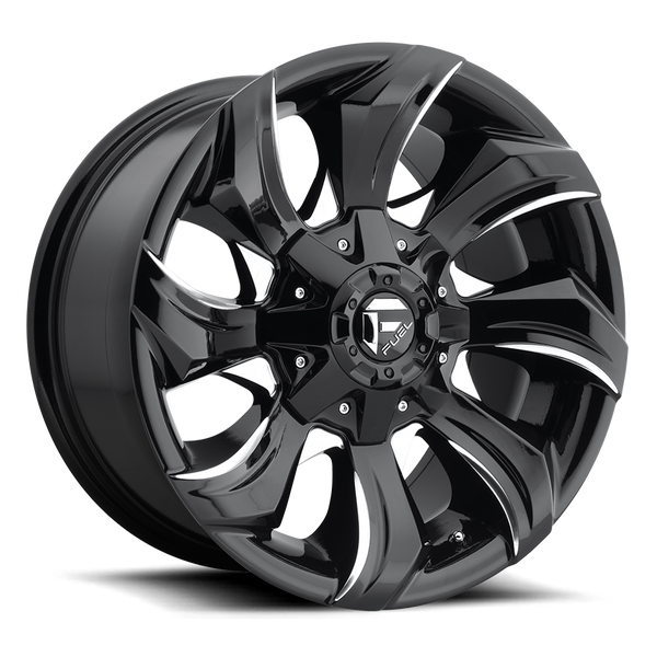 Fuel Stryker-D571 Gloss Black Milled