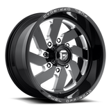 Fuel Turbo 8-D582 Gloss Black & Milled