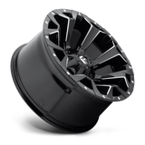 Fuel Assault-D576 Gloss Black Milled