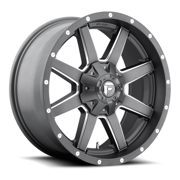 Fuel Maverick-D542 Anthracite&Milled Spoke