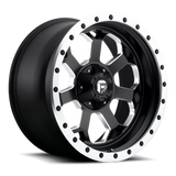Fuel Savage-D565 Matte Black/Milled Ring