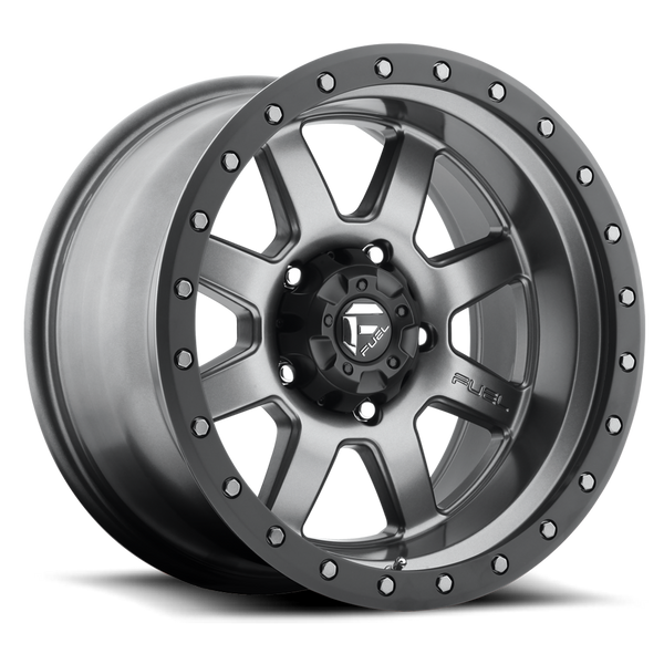 Fuel Trophy-D552 Matte Anthracite w/ Black Ring