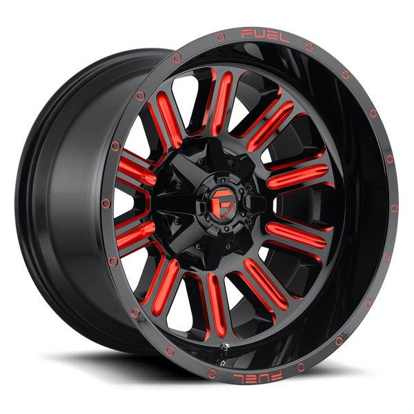 Fuel Hardline-621 Gloss Black w/ Candy Red