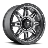 Fuel Hostage 3-D568 Matte Anthrancite w/Black Ring