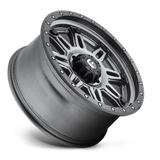 Fuel Hostage 3-D568 Matte Anthrancite w/Black Ring