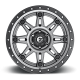 Fuel Hostage 3-D568 Matte Anthrancite w/Black Ring