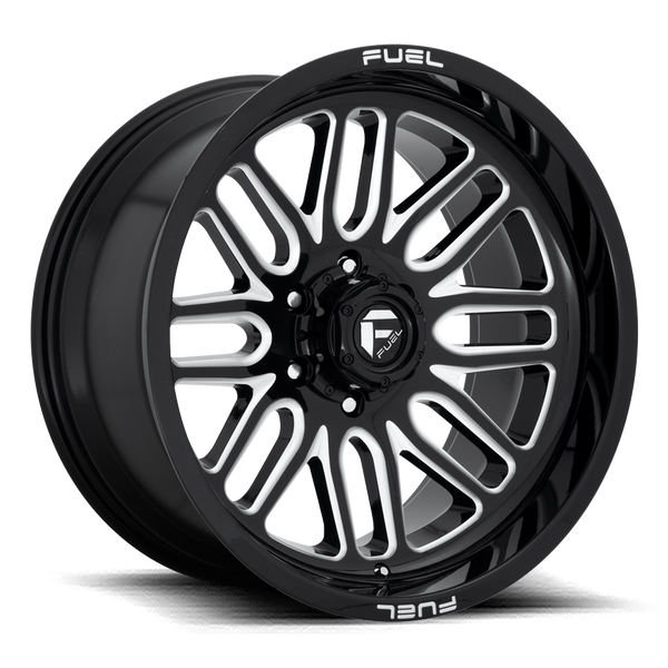 Fuel Ignite-D662 Gloss Black & Milled