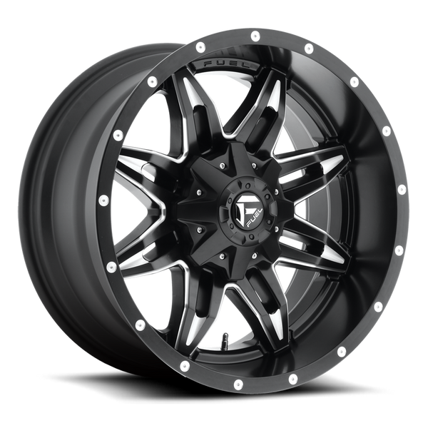 Fuel Deep Lip Lethal-D567 Black & Milled