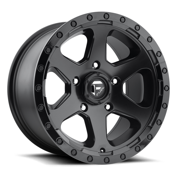 Fuel Ripper-D589 Matt Black/Gloss Black Lip