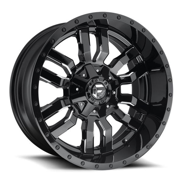 Fuel Sledge-D595 Gloss Black Milled