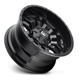 Fuel Sledge-D596 Matte Black Gloss Black Lip