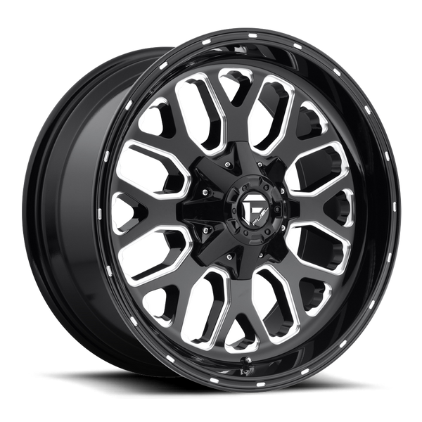 Fuel Titan-D588 Black & Milled