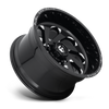 Fuel Vortex-D637 Gloss Black & Milled