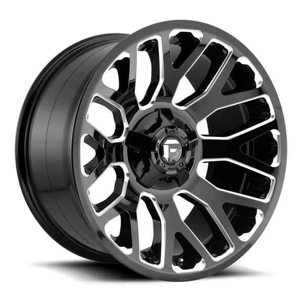 Fuel Warrior-D607 Gloss Black & Milled