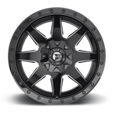 Fuel Wildcat-D597 Gloss Black & Milled