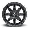 Fuel Wildcat-D597 Gloss Black & Milled