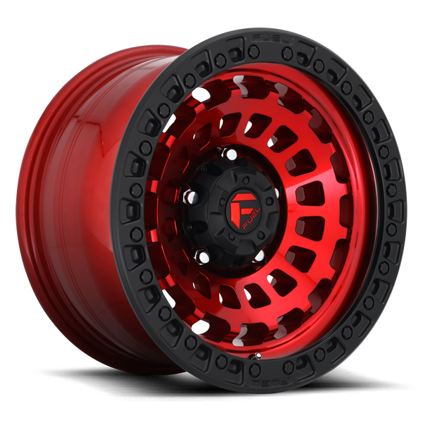 Fuel Zephyr-D632 Candy Red W/ Matte Black Ring