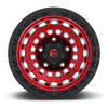 Fuel Zephyr-D632 Candy Red W/ Matte Black Ring