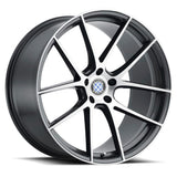 Ritz Gloss Gunmetal With Brushed Face