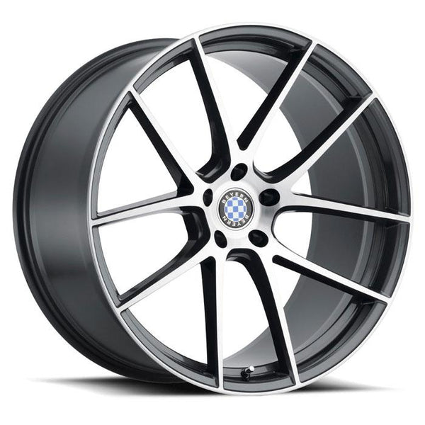 Ritz Gloss Gunmetal With Brushed Face