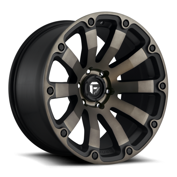 Fuel Diesel-D536 Black Machined w/ Dark Tint