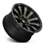 Fuel Diesel-D536 Black Machined w/ Dark Tint