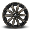 Fuel Diesel-D536 Black Machined w/ Dark Tint