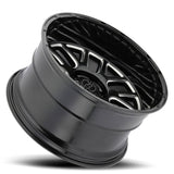 Pismo Gloss Black With Milled Spokes 12"