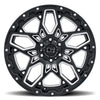 Shrapnel Gloss Black With Milled Spokes