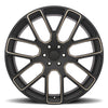 Kunene Matte Black With Dark Tint Milled Spokes